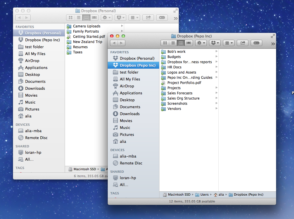 desktop dropbox app for mac